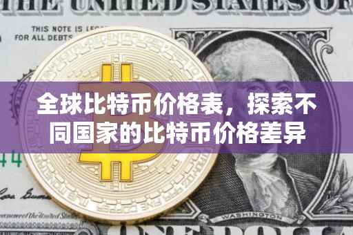 全球比特币价格表，探索不同国家的比特币价格差异