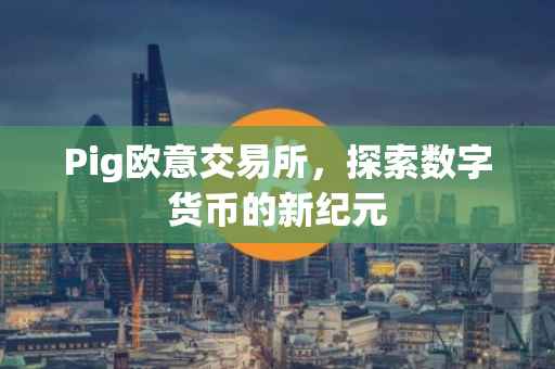 Pig欧意交易所，探索数字货币的新纪元