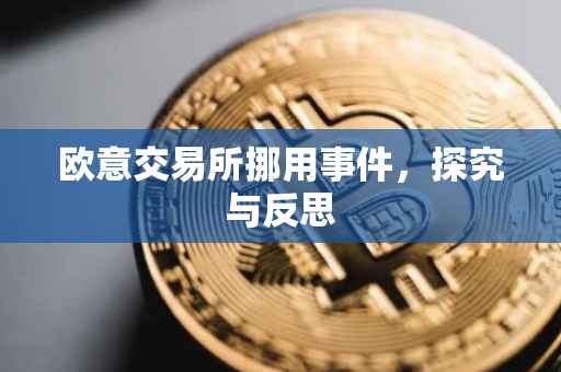 欧意交易所挪用事件，探究与反思