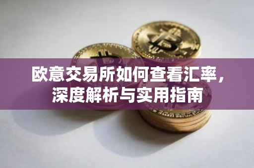 欧意交易所如何查看汇率，深度解析与实用指南