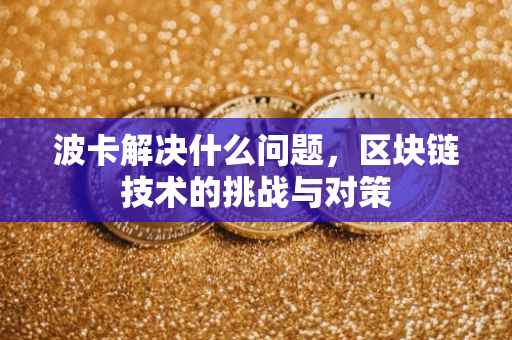 波卡解决什么问题，区块链技术的挑战与对策