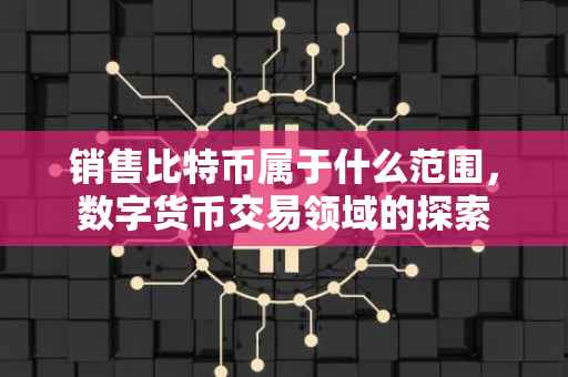 销售比特币属于什么范围，数字货币交易领域的探索