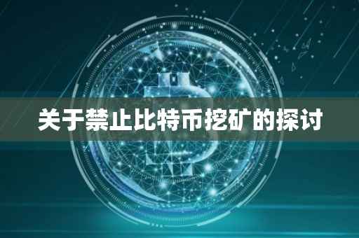 关于禁止比特币挖矿的探讨