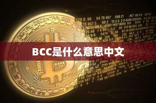 BCC是什么意思中文