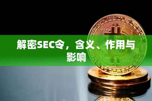 解密SEC令，含义、作用与影响