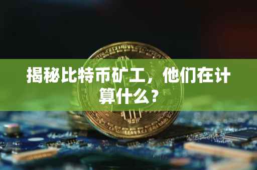 揭秘比特币矿工，他们在计算什么？