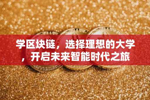 学区块链，选择理想的大学，开启未来智能时代之旅