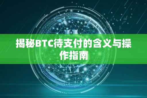 揭秘BTC待支付的含义与操作指南