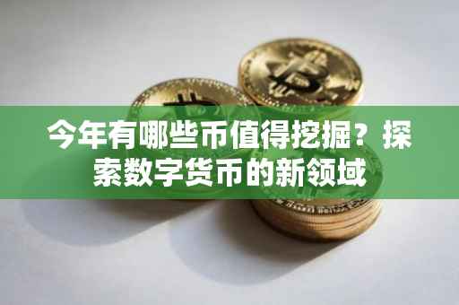 今年有哪些币值得挖掘？探索数字货币的新领域