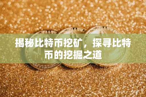 揭秘比特币挖矿，探寻比特币的挖掘之道