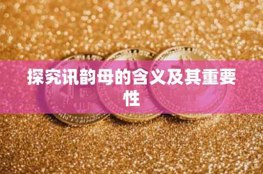 探究讯韵母的含义及其重要性