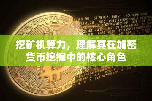挖矿机算力，理解其在加密货币挖掘中的核心角色