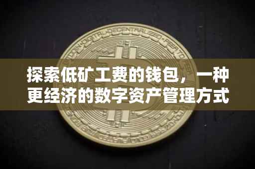 探索低矿工费的钱包，一种更经济的数字资产管理方式