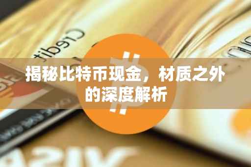 揭秘比特币现金，材质之外的深度解析