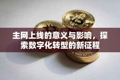 主网上线的意义与影响，探索数字化转型的新征程