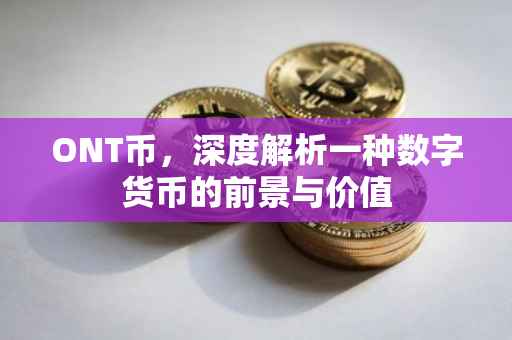 ONT币，深度解析一种数字货币的前景与价值