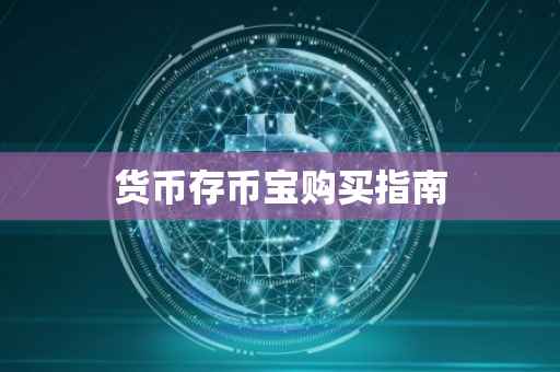 货币存币宝购买指南