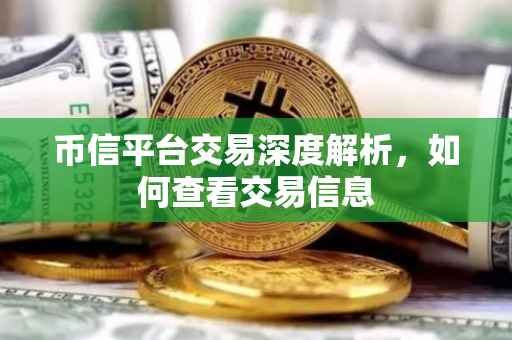 币信平台交易深度解析，如何查看交易信息