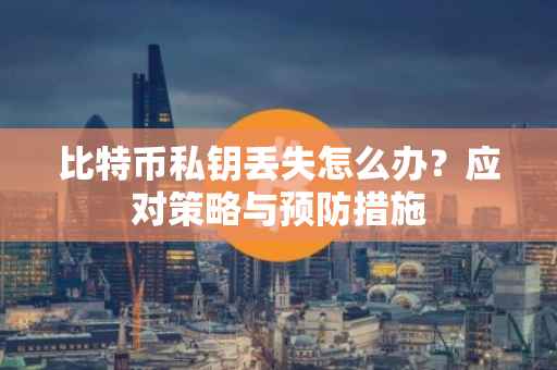 比特币私钥丢失怎么办？应对策略与预防措施