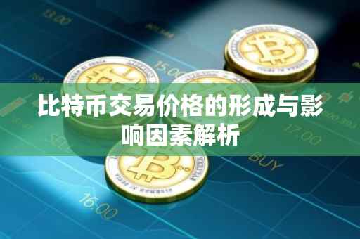 比特币交易价格的形成与影响因素解析