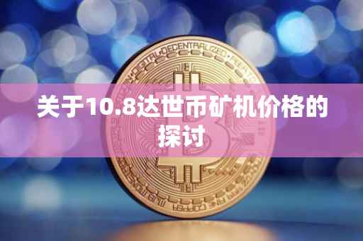 关于10.8达世币矿机价格的探讨