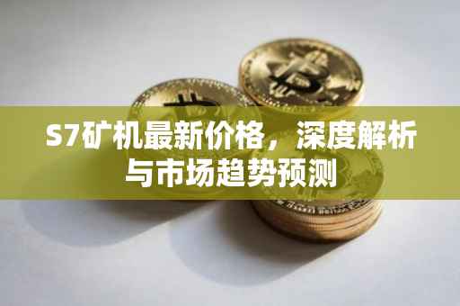 S7矿机最新价格，深度解析与市场趋势预测