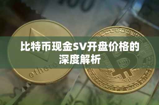 比特币现金SV开盘价格的深度解析