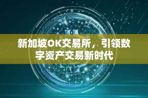 新加坡OK交易所，引领数字资产交易新时代