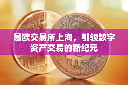 易欧交易所上海，引领数字资产交易的新纪元