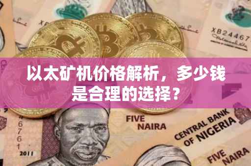 以太矿机价格解析，多少钱是合理的选择？