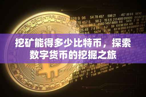 挖矿能得多少比特币，探索数字货币的挖掘之旅