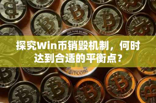 探究Win币销毁机制，何时达到合适的平衡点？