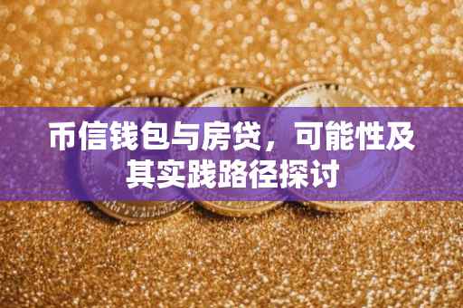 币信钱包与房贷，可能性及其实践路径探讨