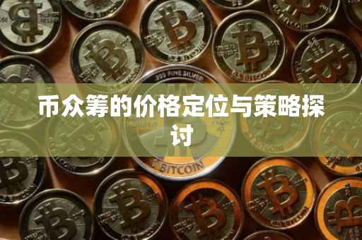 币众筹的价格定位与策略探讨