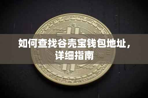 如何查找谷壳宝钱包地址，详细指南