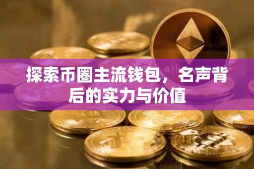 探索币圈主流钱包，名声背后的实力与价值