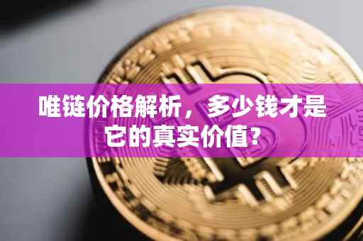 唯链价格解析，多少钱才是它的真实价值？