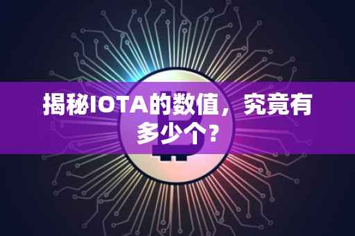揭秘IOTA的数值，究竟有多少个？