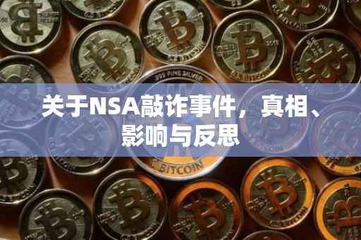 关于NSA敲诈事件，真相、影响与反思