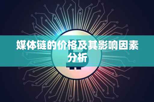 媒体链的价格及其影响因素分析