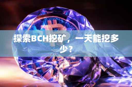 探索BCH挖矿，一天能挖多少？