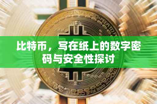 比特币，写在纸上的数字密码与安全性探讨
