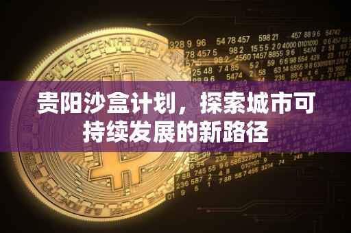 贵阳沙盒计划，探索城市可持续发展的新路径