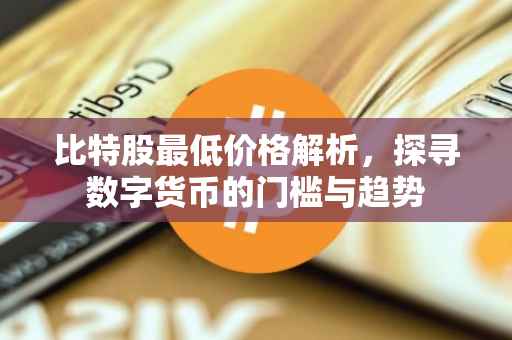 比特股最低价格解析，探寻数字货币的门槛与趋势