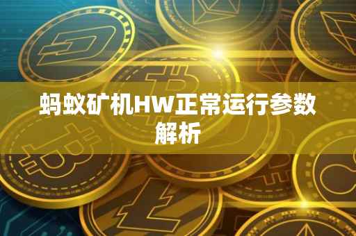 蚂蚁矿机HW正常运行参数解析