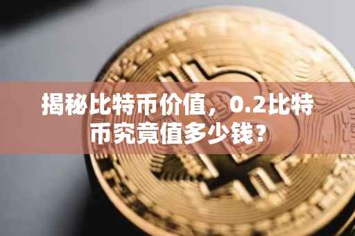 揭秘比特币价值，0.2比特币究竟值多少钱？