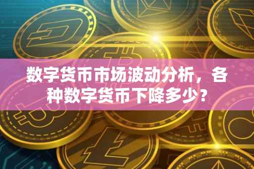 数字货币市场波动分析，各种数字货币下降多少？