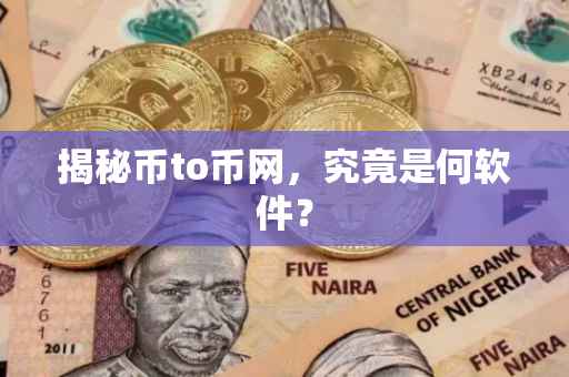 揭秘币to币网，究竟是何软件？