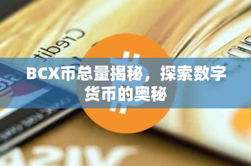 BCX币总量揭秘，探索数字货币的奥秘