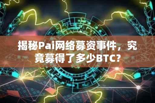 揭秘Pai网络募资事件，究竟募得了多少BTC？
